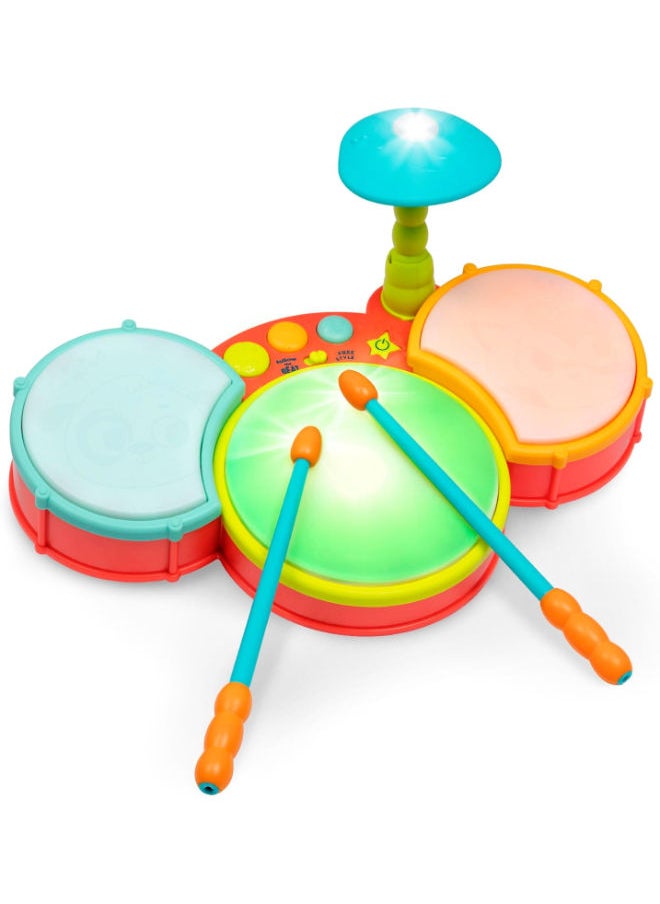 Land of B. Little Beats Toy Drum Set  - Image 1