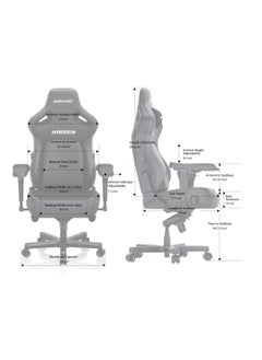 Anda Seat AndaSeat Kaiser 4 Series, XL, Premium PVC Leather, Elegant Black | AD12YDDC-XLL-20-B-PV/C  - Image 5