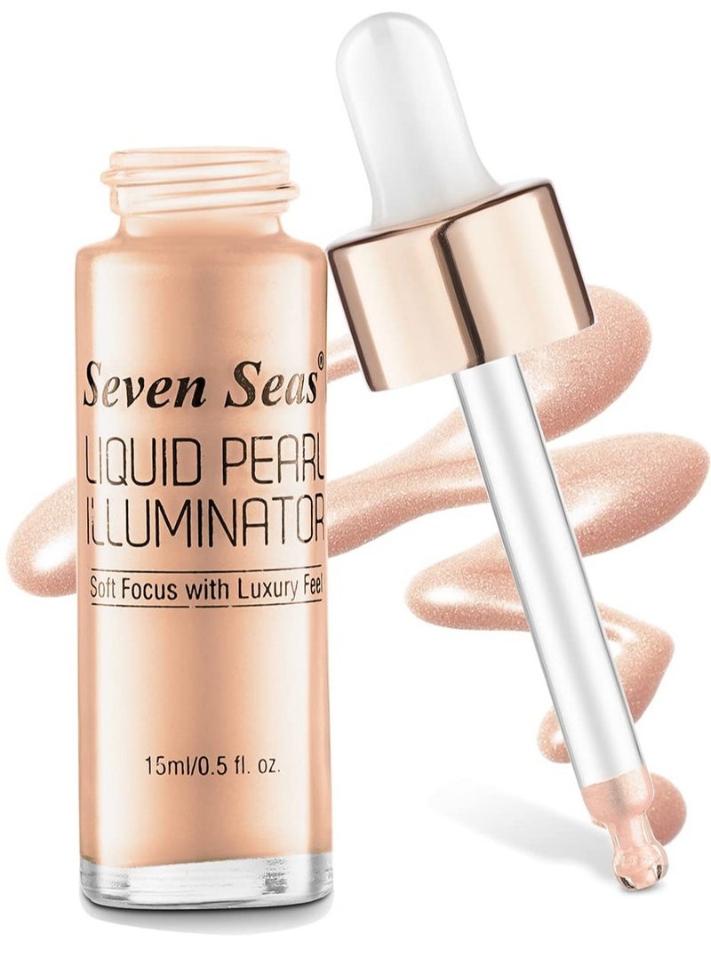Seven Seas Seven Seas Liquid Pearl Liquid Highlighter For Face makeup  illuminating Liquid Highlighter with Dewy finish Manhattan  - Image 1