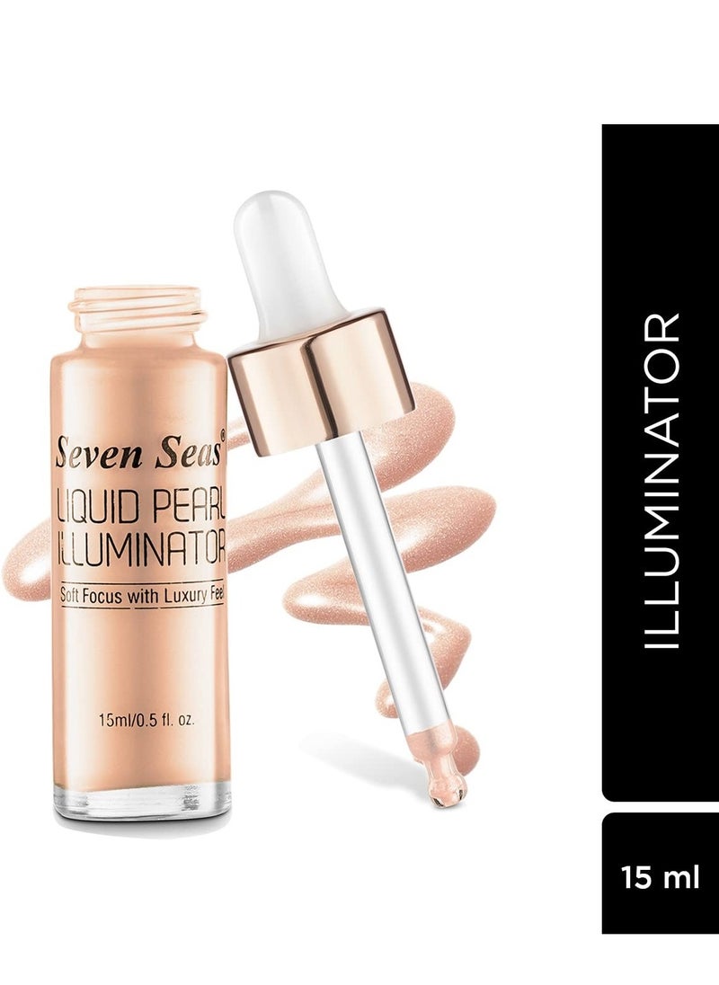 Seven Seas Seven Seas Liquid Pearl Liquid Highlighter For Face makeup  illuminating Liquid Highlighter with Dewy finish Manhattan  - Image 2