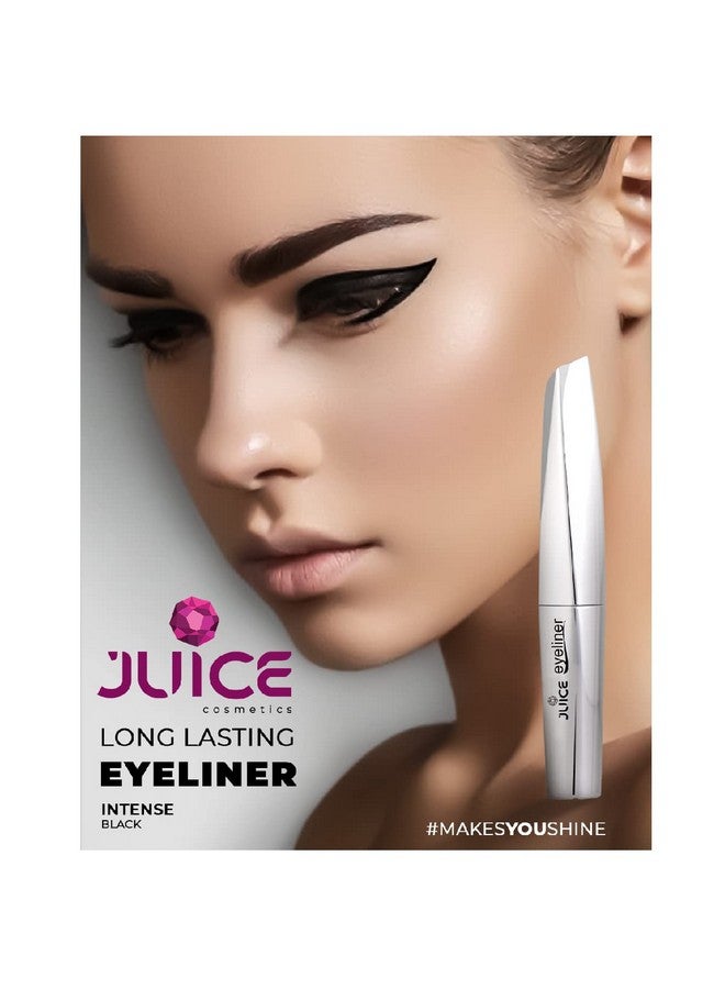 JUICE Liquid Eyeliner El04 & Mascara Ms04 Combo Waterproof Sweat Proof & Smudge Proof Pack Of 2 Black - Image 5