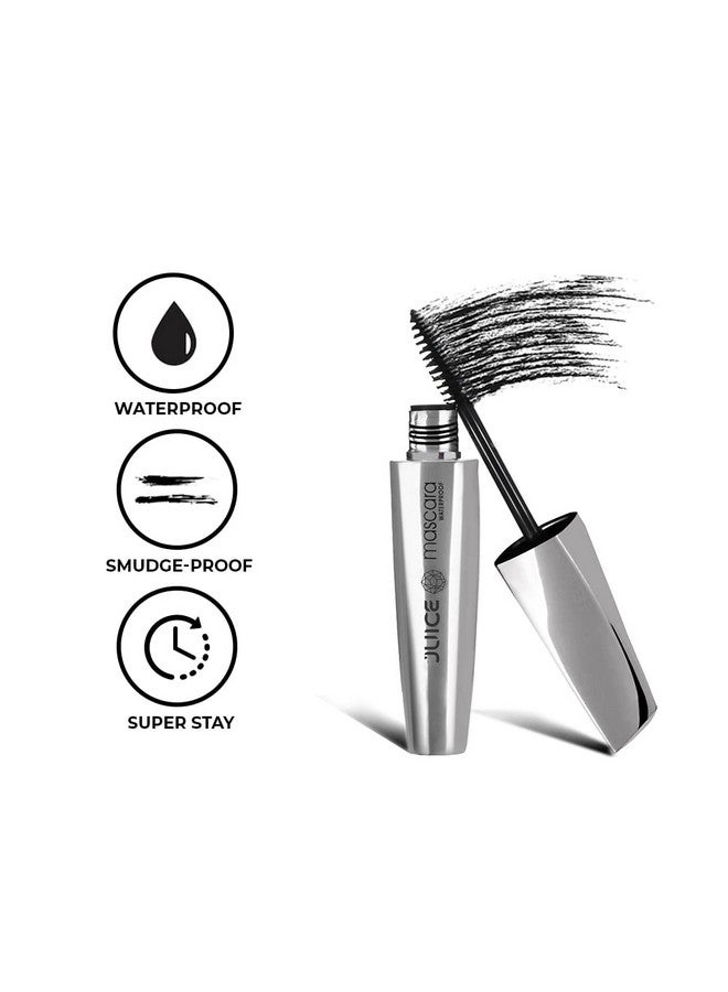 JUICE Liquid Eyeliner El04 & Mascara Ms04 Combo Waterproof Sweat Proof & Smudge Proof Pack Of 2 Black - Image 3