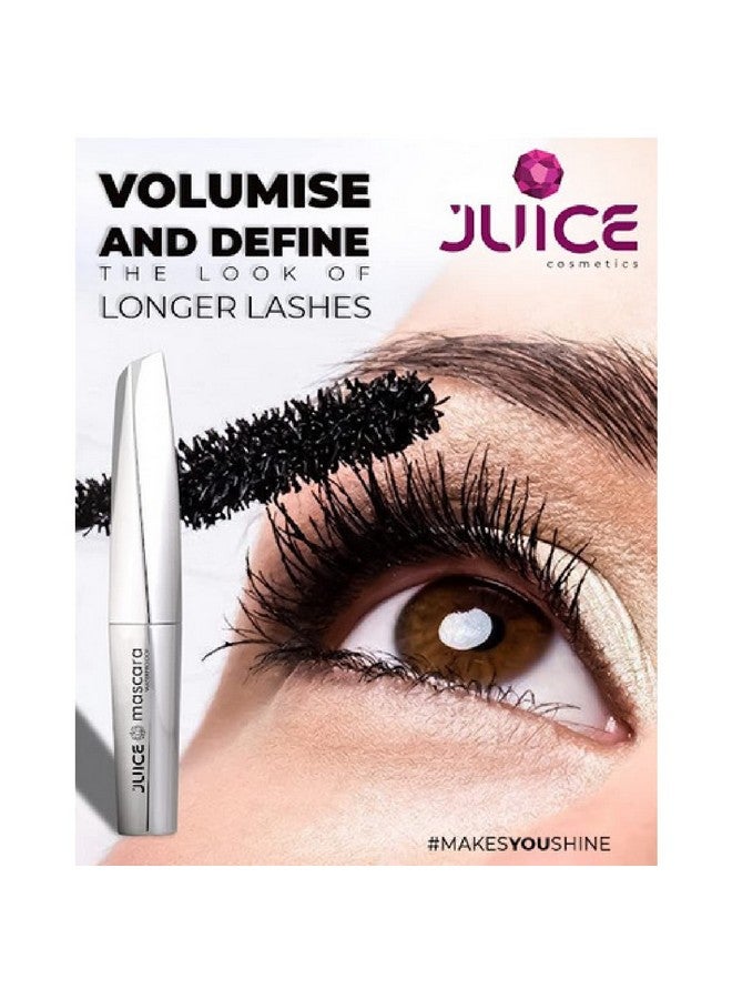 JUICE Liquid Eyeliner El04 & Mascara Ms04 Combo Waterproof Sweat Proof & Smudge Proof Pack Of 2 Black - Image 4