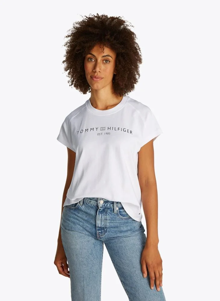 تومي هيلفيغر Graphic Crew Neck T-Shirt