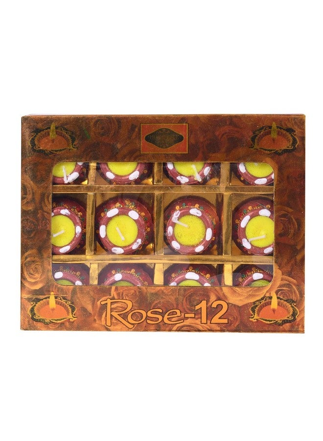 Collectible India 24 Matki Diya for Puja Diwali Decoration Terracotta Clay Diyas Tealight Candles Christmas Xmas Decoration Items for Home (Set of 24) - Image 5