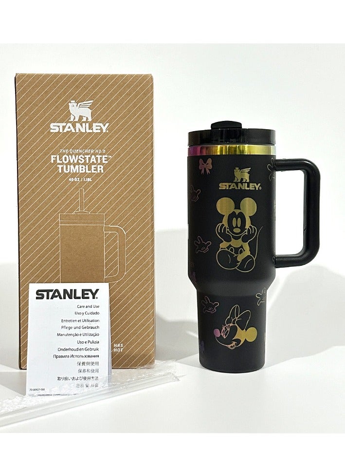 Stanley Stainless Steel Tumbler - Vacuum Insulated Water Bottle for Home, Office or Car Reusable Cup with Straw Leak Resistant Flip Cold for 12 Hours or Iced for 2 Days, 40oz - Image 1