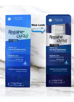 Regaine Regaine Foam For Men 5 Minoxidil Extra Strength Hair Regrowth 73ml 