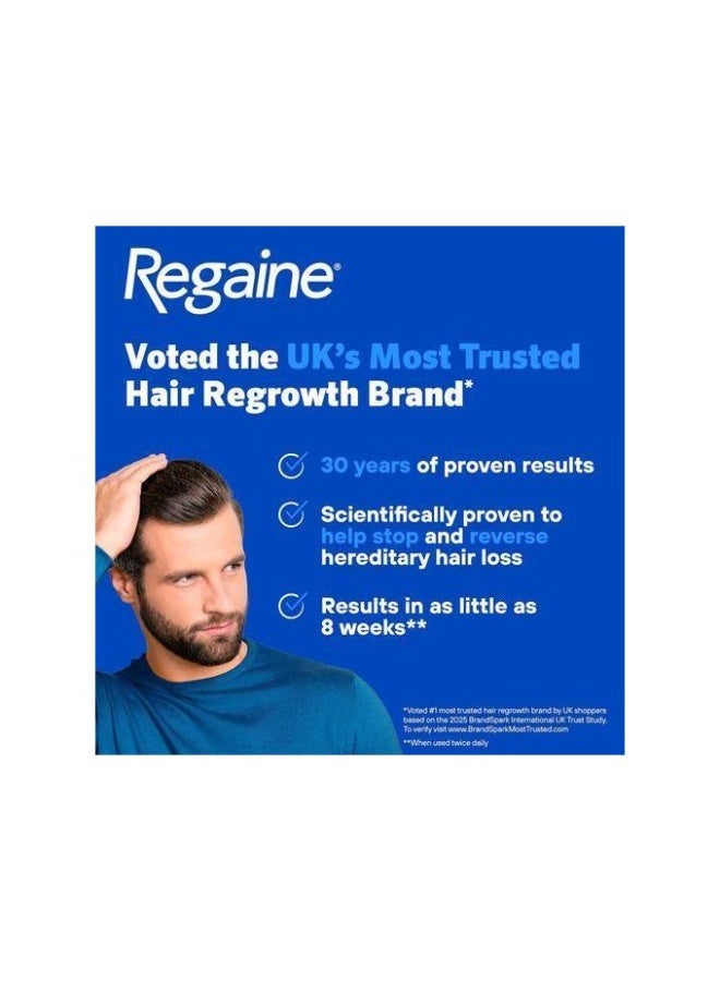 Regaine Men's 5% Minoxidil Foam for Hair Regrowth and Hair Loss Treatment - 73ml - Image 3