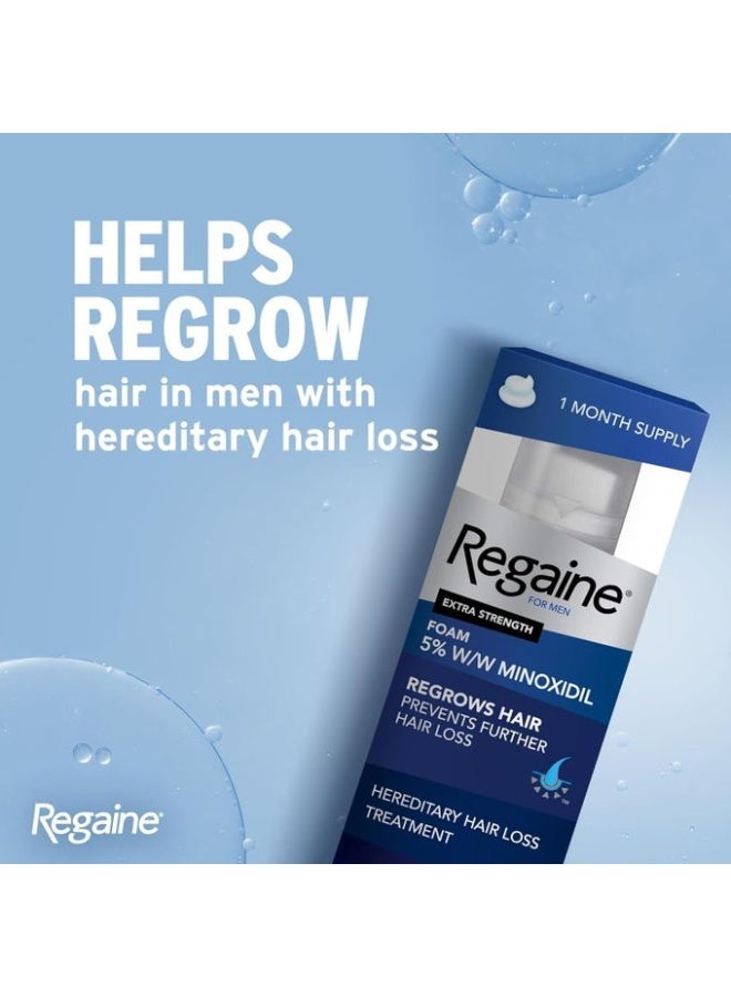 Regaine Men's 5% Minoxidil Foam for Hair Regrowth and Hair Loss Treatment - 73ml - Image 4
