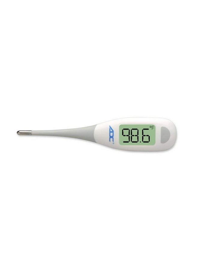 ADC Fast Read Digital Thermometer Flexible Tip And Large Quick Read Lcd Display With Colorcoded Backlighting White 418N  - Image 2