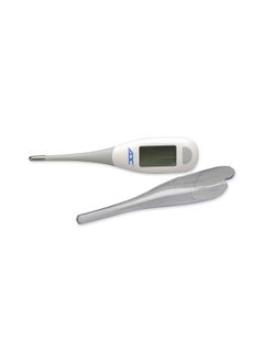 ADC Fast Read Digital Thermometer Flexible Tip And Large Quick Read Lcd Display With Colorcoded Backlighting White 418N  - Image 3