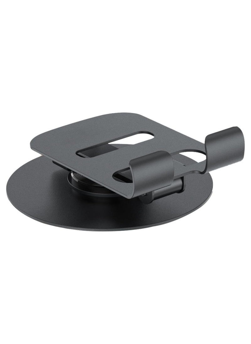 VIO Foldable Adjustable Aluminum Metal Mobile Phone Holder for Desk with 360 Degree Rotation Stand Stable Sturdy Anti Slip Compatible with Smart Phones iPhone for Home Office Desk Travel Desktop Phone Stand 360° Rotating Metal Phone Holder Non Slip Desk Phone Stand  - Image 4