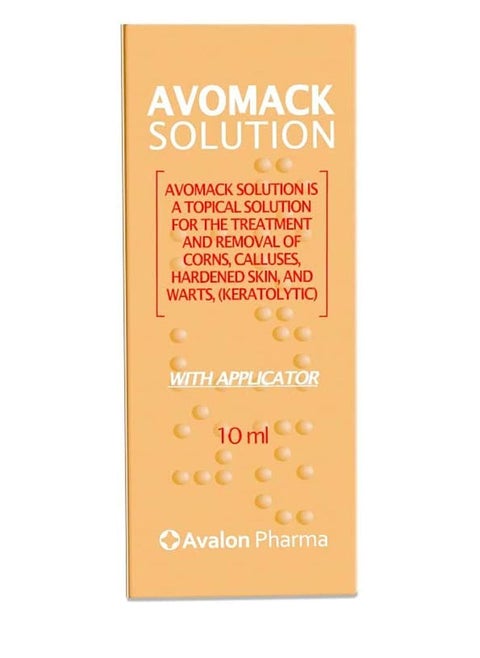 Avomack Solution for Removal of Callus and Corns 10 ml