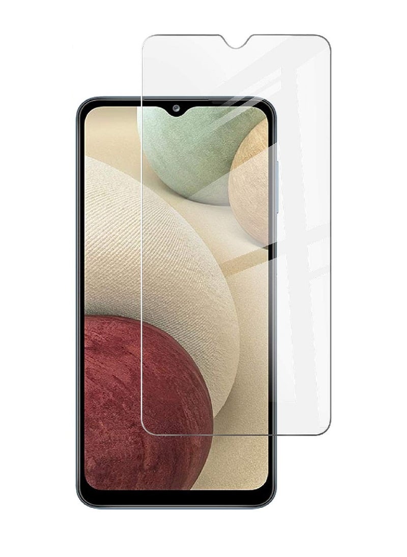 Tempered Glass Screen Protector Clear Designed For Samsung Galaxy A12 Full Screen Coverage And Bubble Free - Image 1