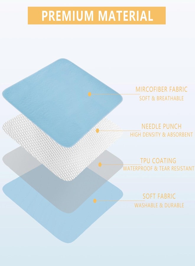 DAHAPYBOO Washable Underpads 34x36 Inch 4 Pack - Image 3