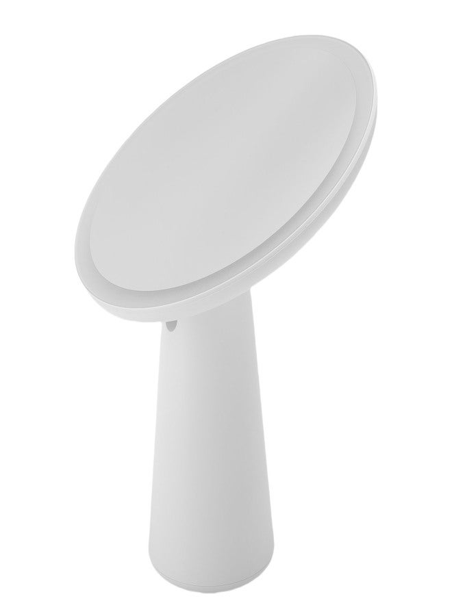 Sunscreen Test Mirror 7.6 Inch Type-C Rechargeable Support Phone Charging Portable Travel Makeup Mirror with LED Light - Image 3