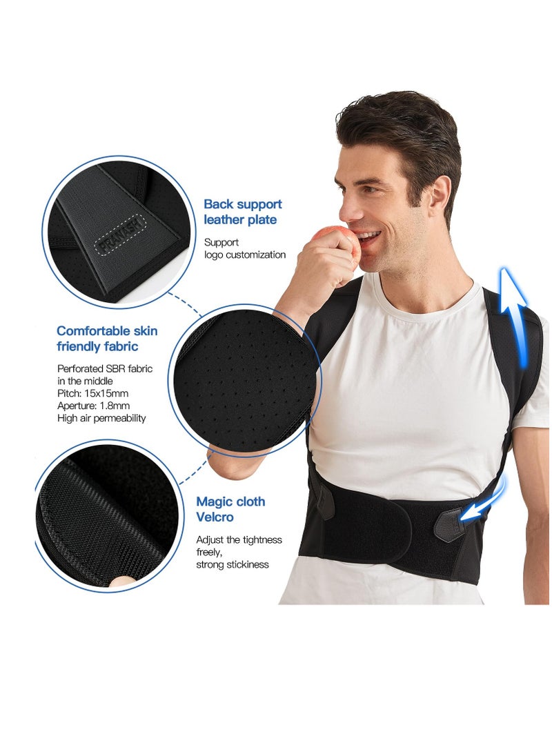 VIUAUAX Posture Corrector for Women and Men, Adjustable Shoulder Posture Brace, Back Straightener Posture, Used for Middle and Upper Spine  - Image 5