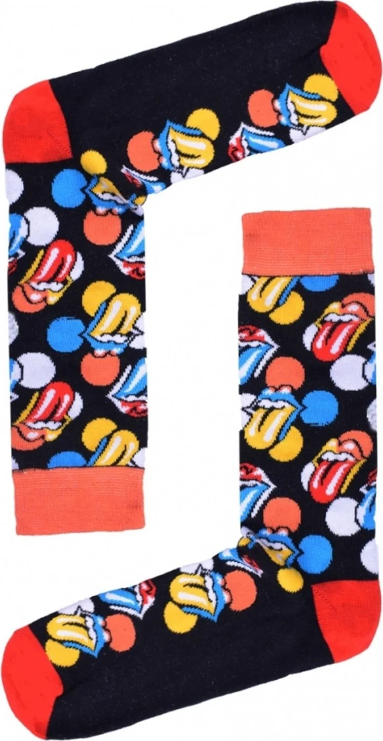 Dode Flora Tongue Patterned Socks Men's Long Socks Clb