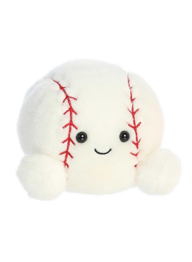 Aurora® Adorable Palm Pals™ Slugger Baseball™ Stuffed Animal - Pocket-Sized Play - Collectable Fun - White 5 Inches - Image 2