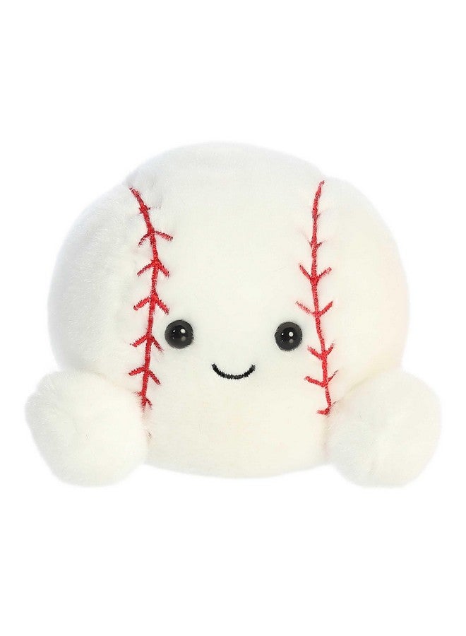 Aurora® Adorable Palm Pals™ Slugger Baseball™ Stuffed Animal - Pocket-Sized Play - Collectable Fun - White 5 Inches - Image 1