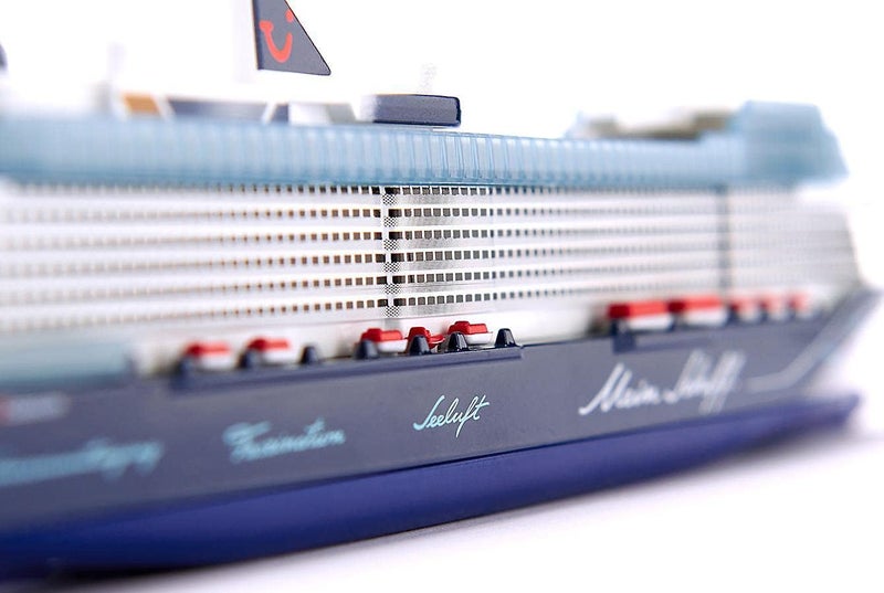 Siku 1730, Toy Cruise 1, 1:1400, Metal/Plastic, Blue/White, Not Floatable for Unisex Children - Image 5