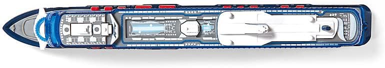 Siku 1730, Toy Cruise 1, 1:1400, Metal/Plastic, Blue/White, Not Floatable for Unisex Children - Image 2