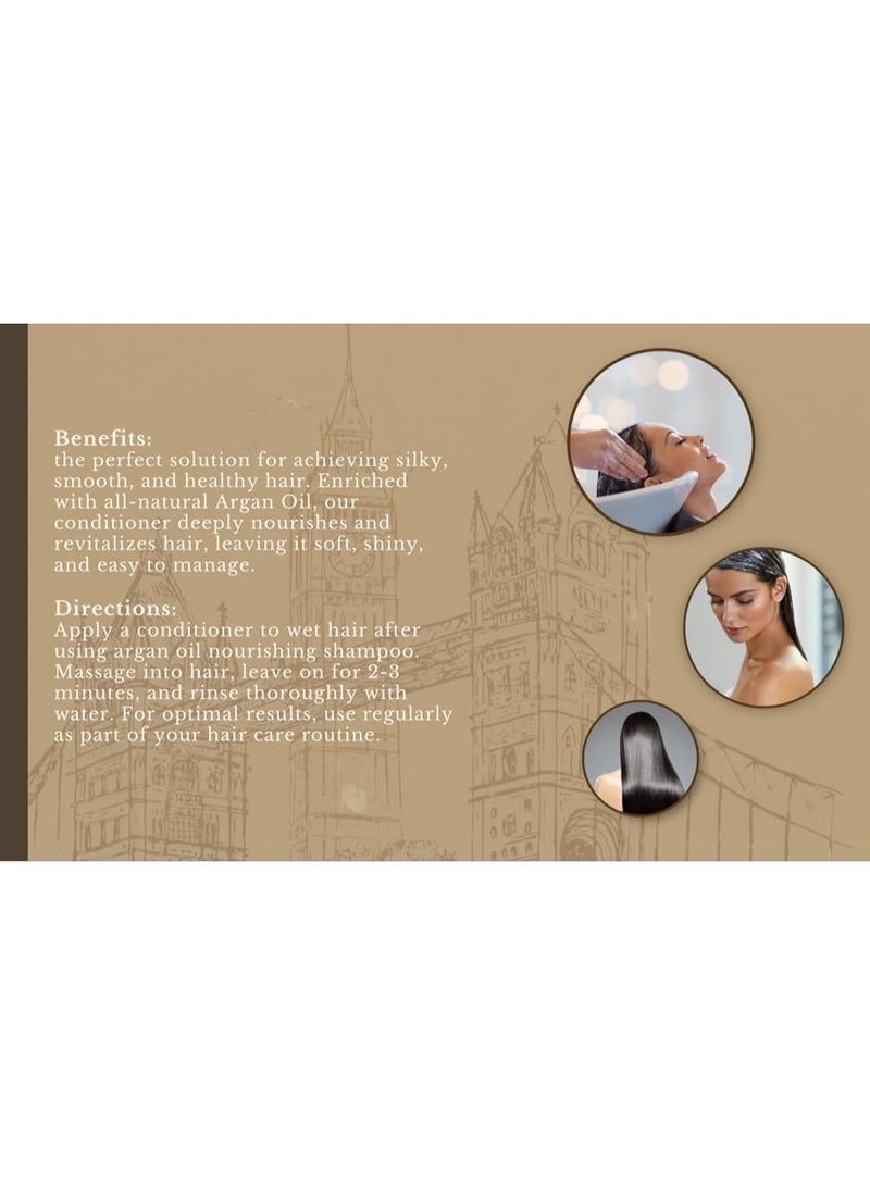 أرغان ديلوكس مجموعة العناية بالشعر أرجان دي لوكس (3 * 1000 مل) l شعر مستقيم 100% - Image 3