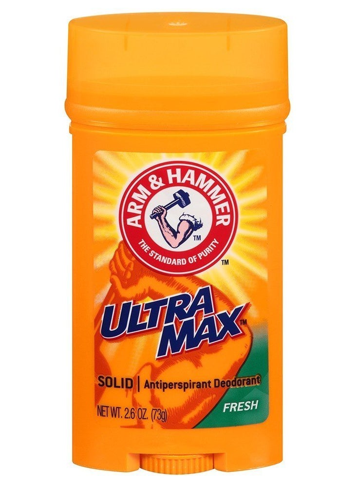 Arm & Hammer - Arm & Hammer Deodorant 2.6 Ounce Solid Ultra Max Fresh (Wide) (76ml) (2 Pack) - Image 1