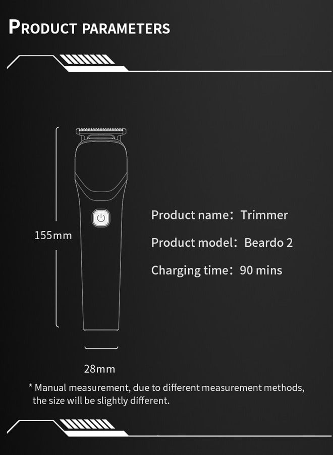 ENCHEN Electric Trimmer Beardo 2 High Quality Usb Barber Cordless Professional Hair Clippers - Image 3