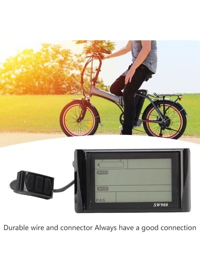 SW900 LCD Display Panel ABS Material 5 Pin for Electric Scooter 24V 36V 48V Compatible - Image 5