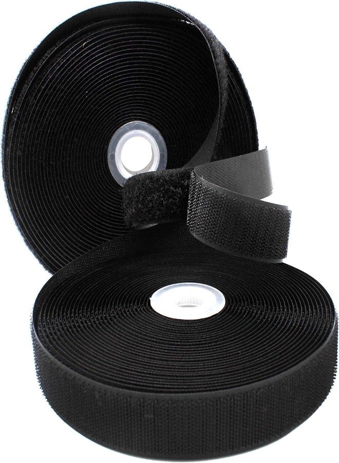 SSKR 1 Inch Size Hook and Loop Velcro Fastener Non Adhesive Tape 1 Metre Long (Black) for Home School Office Use, Stationery, Household Purposes. - Image 4