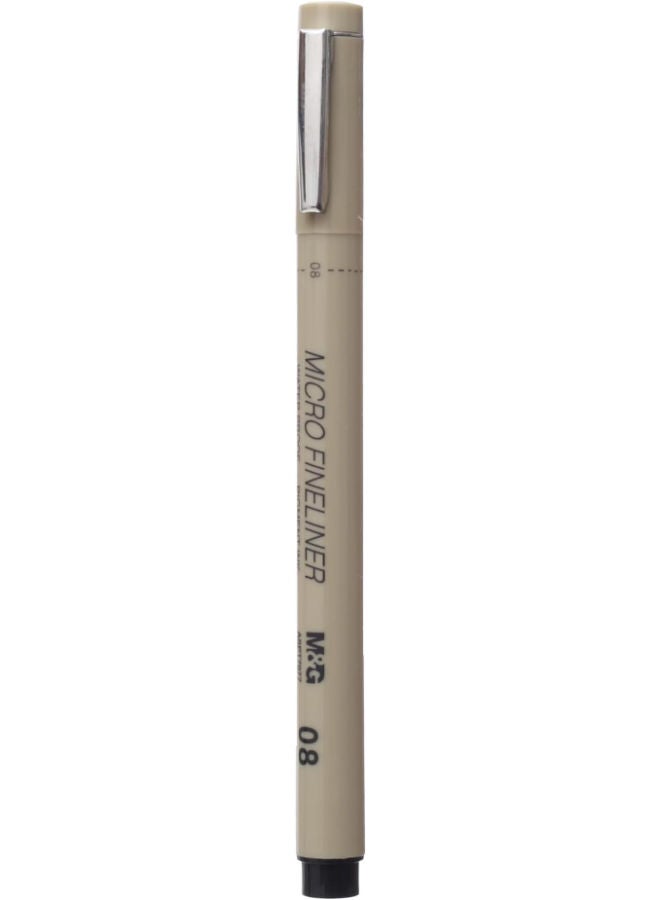 M&G Micro Fineliner, 8mm Waterproof Tip for Precise Technical Drawing and Sketches - Image 1