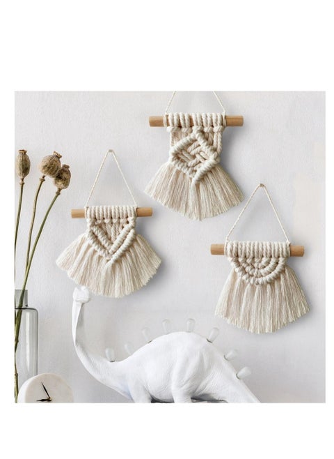 Boho macrame 1pc mini for wall hanging