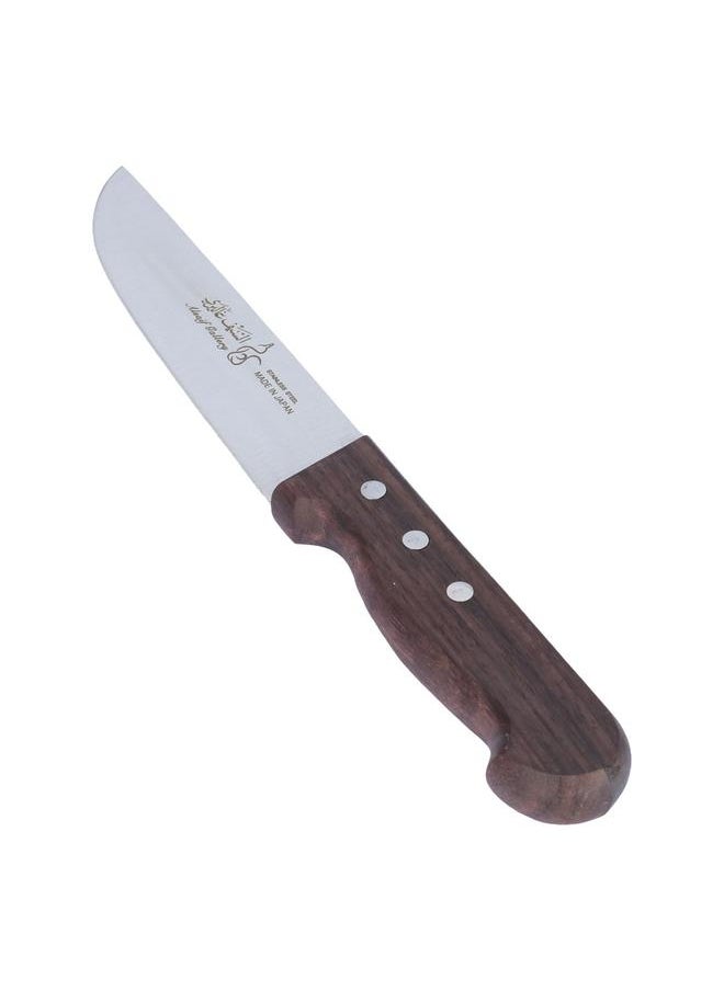 Alsaif - Steel Knife Japanese Size 6 Brown - Image 1