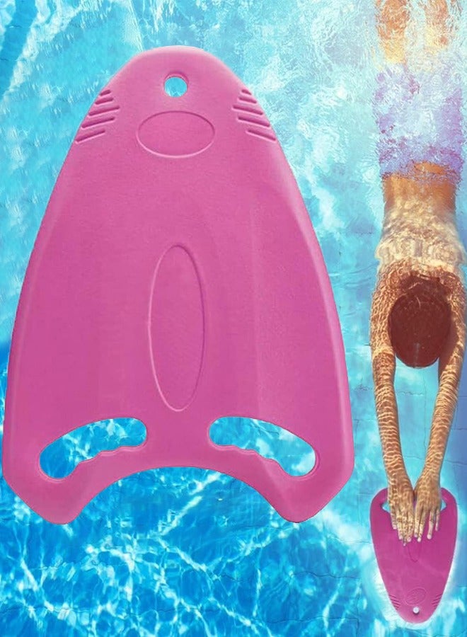 Swimming Kickboard for Adults and Kids Swimming Learning Pool Training Aid Float Board Lightweight EVA Swim Board with Anti-Slip Smooth Edge and Hole Handle for Swimming Learner (Pink) - Image 1