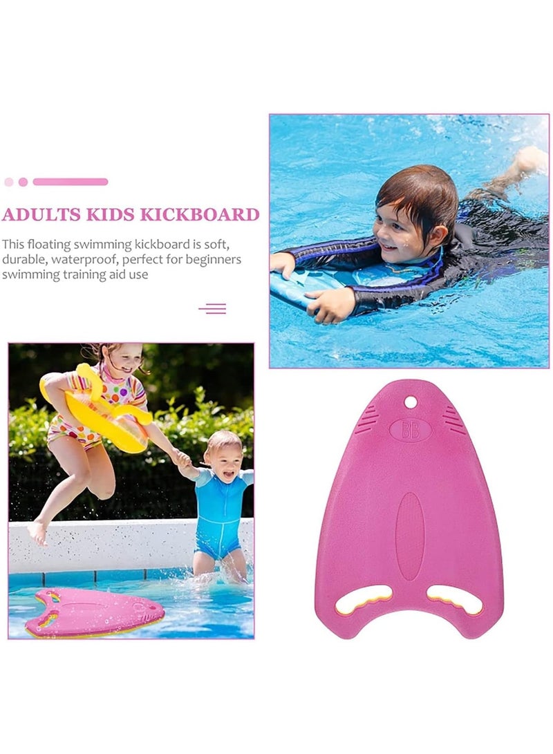 Swimming Kickboard for Adults and Kids Swimming Learning Pool Training Aid Float Board Lightweight EVA Swim Board with Anti-Slip Smooth Edge and Hole Handle for Swimming Learner (Pink) - Image 3