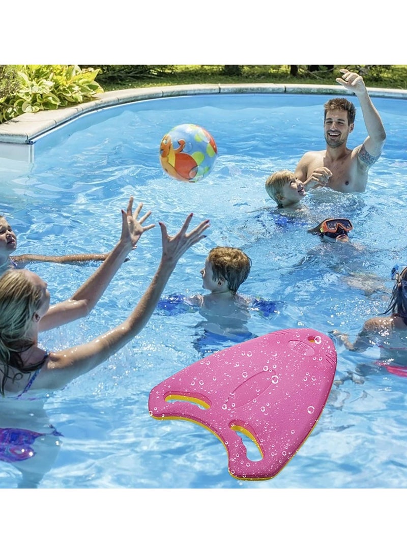 Swimming Kickboard for Adults and Kids Swimming Learning Pool Training Aid Float Board Lightweight EVA Swim Board with Anti-Slip Smooth Edge and Hole Handle for Swimming Learner (Pink) - Image 4