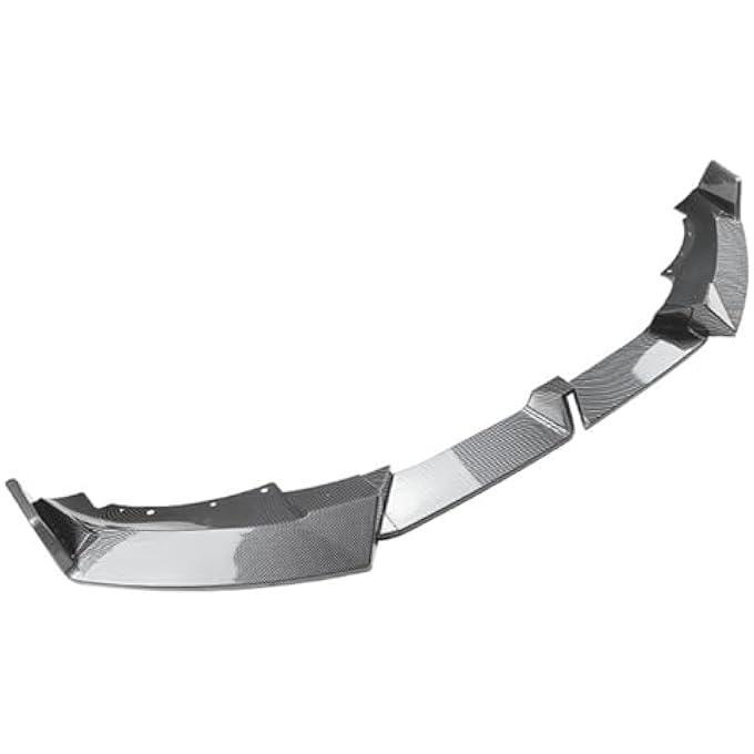 FINMOKAL Carbon Fiber Look Front Bumper Lip Spoiler Splitter Compatible with BMW X6 G06 LCI M Sport 2023 2024 - Image 5