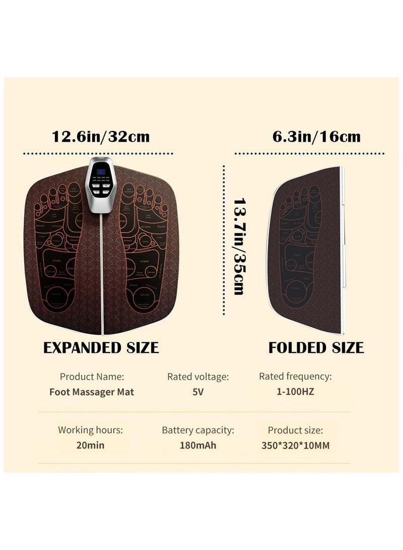 general Foot Massager for Daily Easing Fold-able Foot Massager with 8 Modes for Difference Range to Rest - Image 5