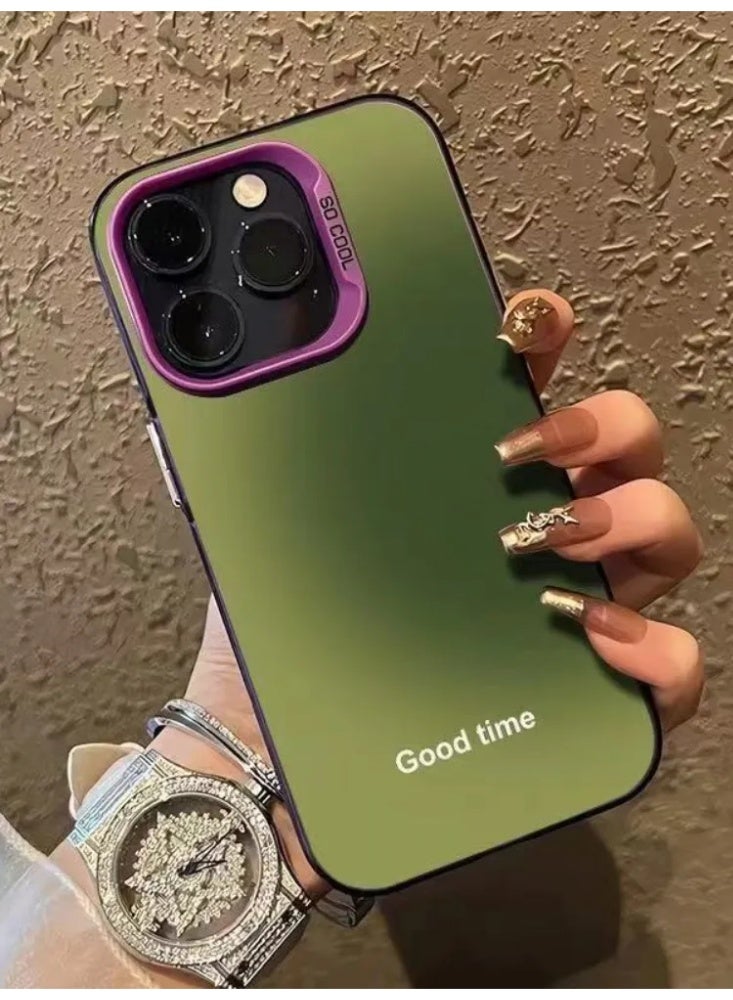 حقيبة هاتف سيليكون ناعمة بألوان متدرجة عصرية لـ iPhone 17 Pro Max