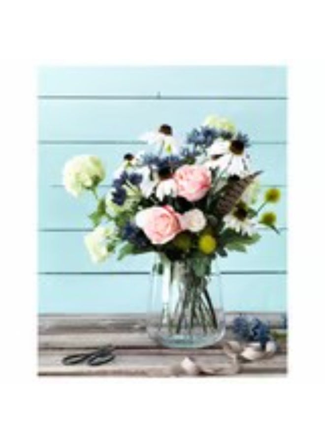 Vase clear glass 18 cm - Image 3