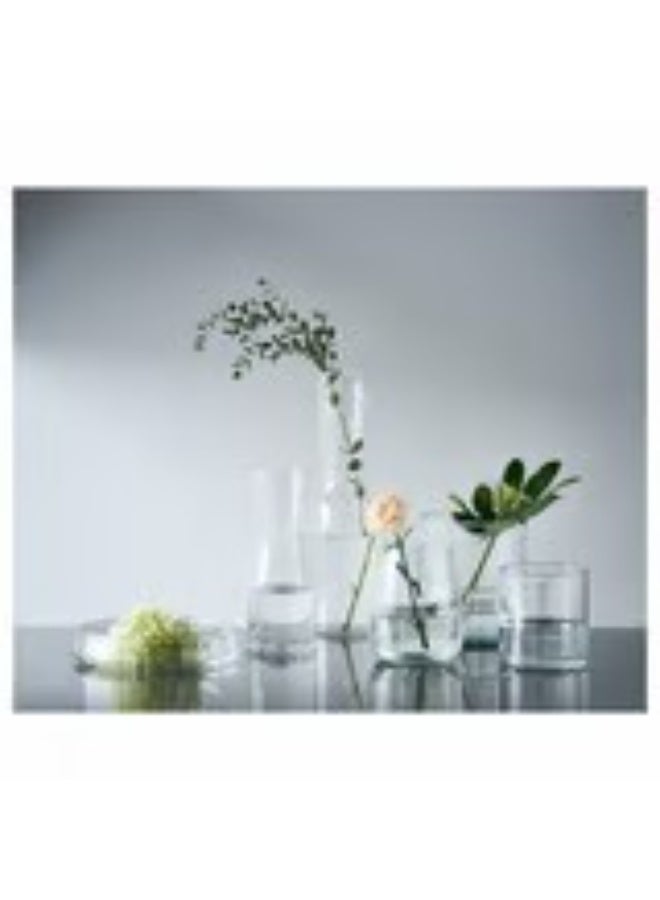 Vase clear glass 18 cm - Image 4