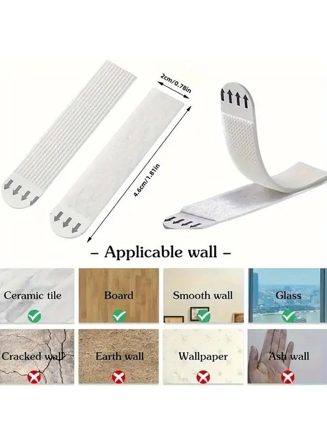 36 Pairs Heavy Duty Nylon Picture Hanging Strips No Nails Damage Free Wall Mount - Image 3