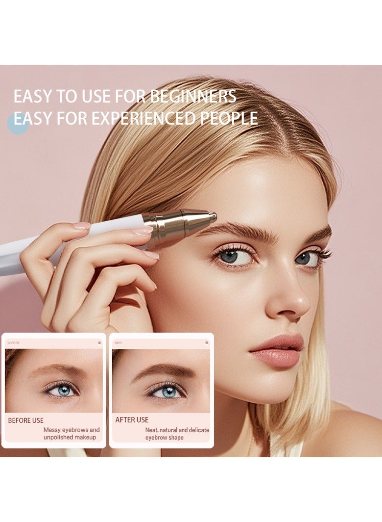 Women's Multi-Function Electric Hair Trimmer - Eyebrow Trimmer + Nose Hair Trimmer + Shaver Rechargeable Eyebrow  Facial Hair Trimmer Full-Body Hair Care Tool - Image 5