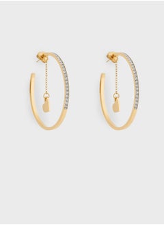 GUESS Heart Hoop Earrings  - Image 1
