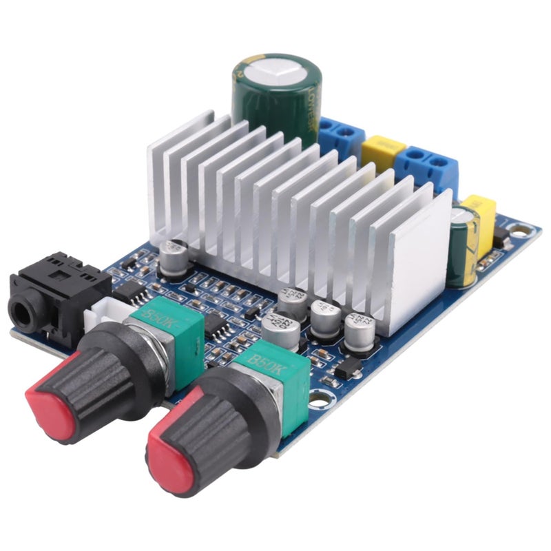 TPA3116 Subwoofer Amplifier Board 100W Bass Output 12 24V Digital Power Amplifier Blue - Image 3