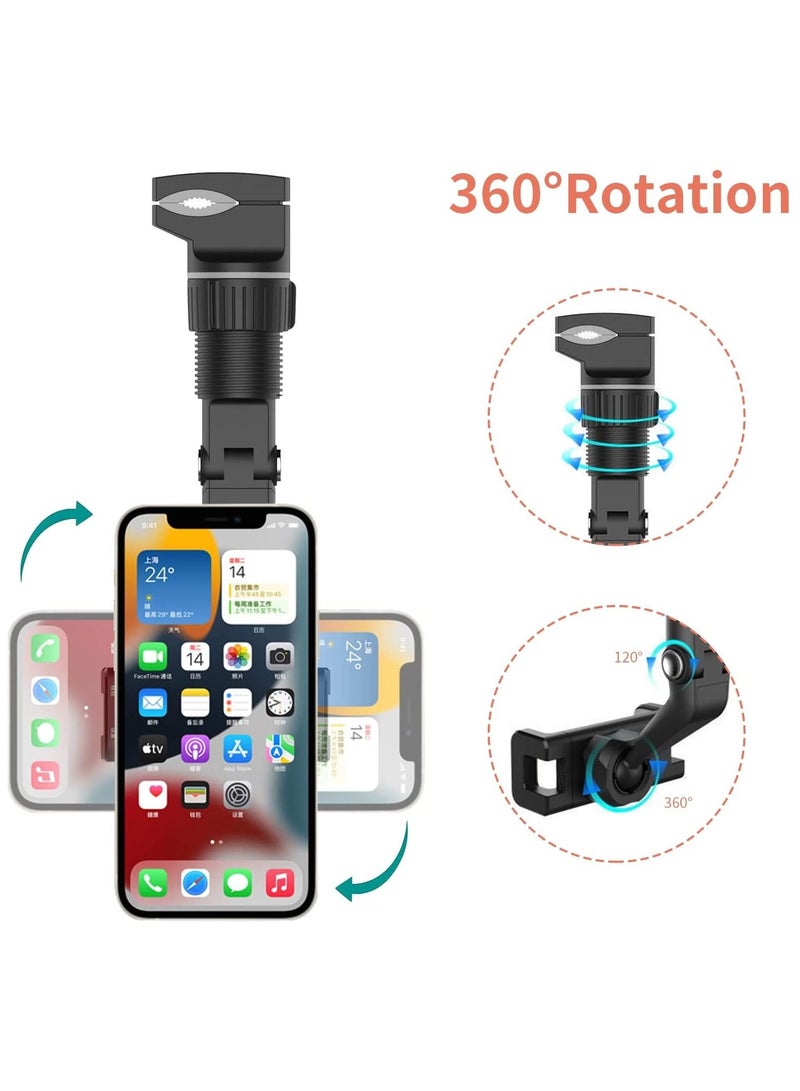 360° Multifunctional Rearview Mirror Phone Holder - Image 4