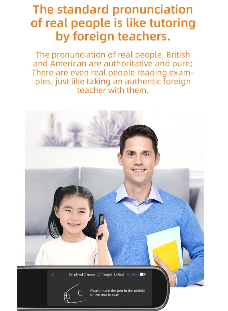 Gasin AI Language Translator And Electronic Dictionary, Real-time Voice Translation Into Arabic And Other Languages, Supports WiFi Translation, Equipped With Scanning And Reading Functions - Image 5