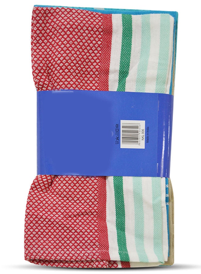 Dates Tree Multi-Purpose Cotton Kitchen Cleaning Towel - 63 x 40cm Pack of 5 - Image 2