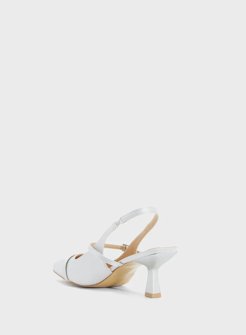 Ginger Sling Back Heeled Pump